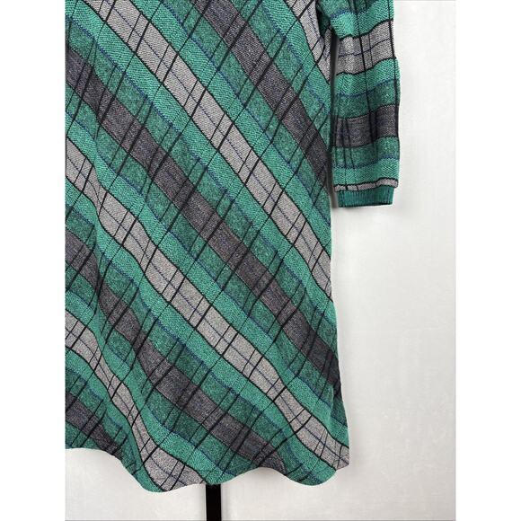 Anthropologie Aldo Martins Plaid Mohair Wool Sweater Dress Womens XS Chic Office - Picture 5 of 13